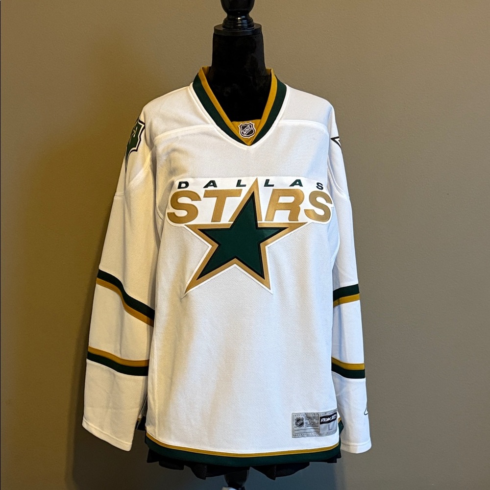 Reebok White Dallas Stars Jersey